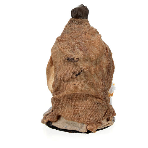 Knetende Frau neapolitanische Krippe 8 cm 4