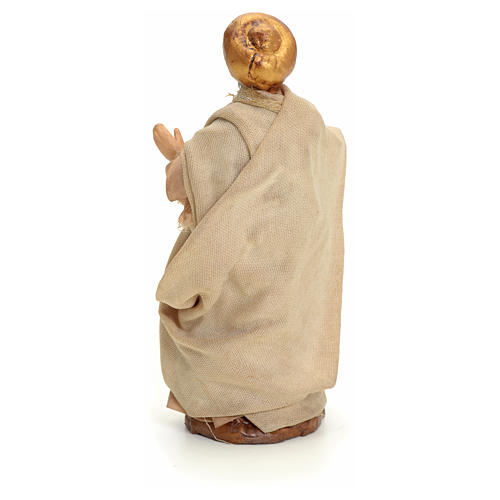 Neapolitan nativity figurine, Arabian man walking, 8cm 3