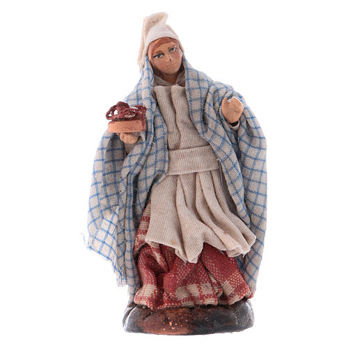 Neapolitan Nativity figurine, waitress, 8 cm 1