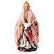 Neapolitan Nativity figurine, woman with goose, 8 cm s1