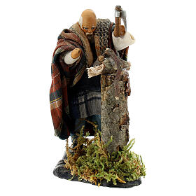Neapolitan Nativity figurine, carpenter, 8 cm