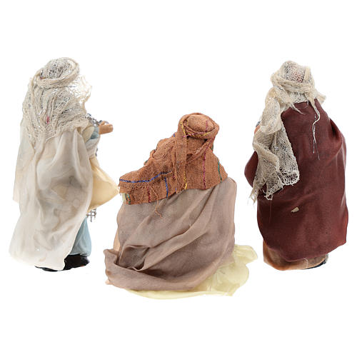 Neapolitan Nativity figurine, three Kings, 8 cm online sales on