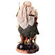 Neapolitan nativity figurine, shepherd with sheep, 8cm s2