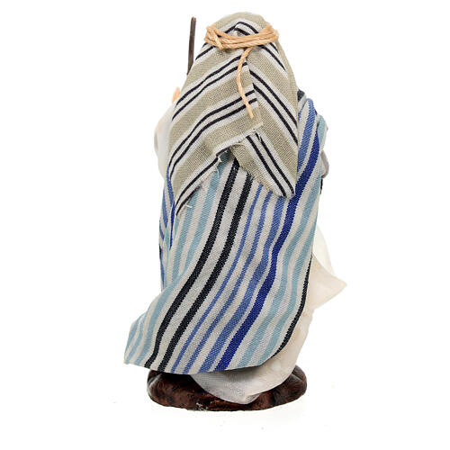 Neapolitan nativity figurine, Arabian man with stick, 8cm 4