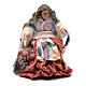 Neapolitan Nativity figurine, female roast chestnut seller, 8 cm s1