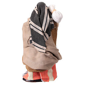 Femme arabe avec son sac crèche Napolitaine 8 cm