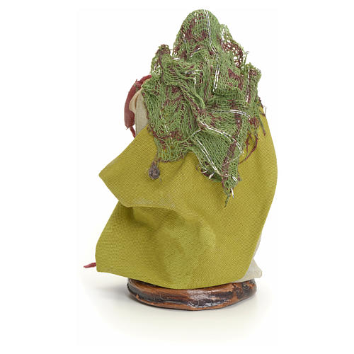 Frau mit Wurstwaren neapolitanische Krippe 8 cm 3