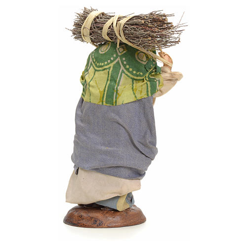 Neapolitan Nativity figurine, woodswoman, 18 cm 3