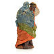 Neapolitan Nativity figurine, woman with cloth baskets, 18 cm s3