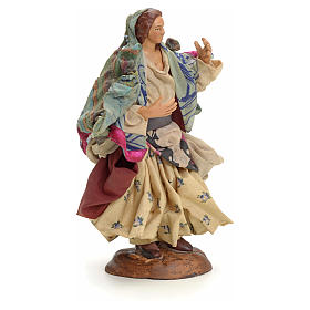 Neapolitan Nativity figurine, gypsy, 18 cm