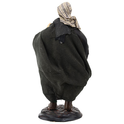 Neapolitan Nativity figurine, man with lantern, 18 cm 4