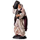 Neapolitan Nativity figurine, old lady with cask, 18 cm s3