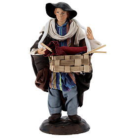 Neapolitan Nativity figurine, umbrella seller, 18 cm