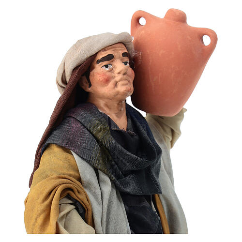Homme à la cruche crèche Napolitaine 18 cm 2
