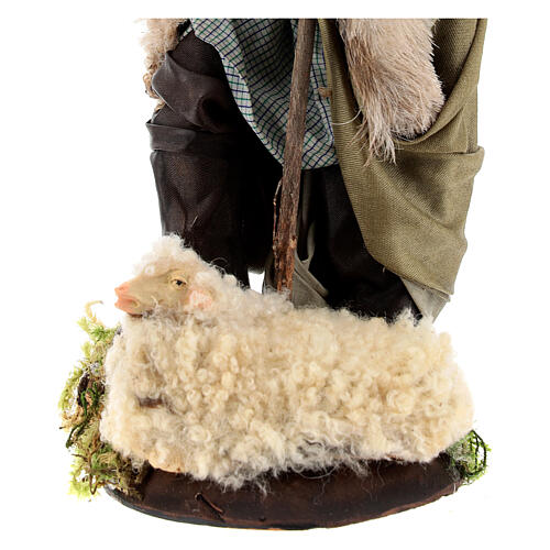 Hodowca owiec 18 cm szopka z Neapolu 4