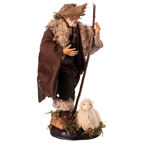 Neapolitan Nativity figurine, shepherd, 18 cm 3