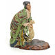 Neapolitan nativity figurine, woman with hanged clothes, 8cm s2