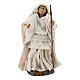 Neapolitan nativity figurine, Arabian woman with stick, 8cm s1