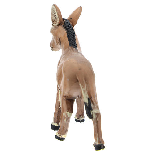 Brown Donkey 8cm neapolitan nativity scene 4