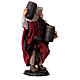 Neapolitan Nativity figurine, man carrying cask, 18 cm s4