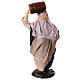 Neapolitan Nativity figurine, man carrying cask, 18 cm s5