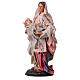 Neapolitan Nativity figurine, woman holding baby, 18 cm s3