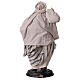 Araber mit Sack neapolitanische Krippe Terrakotta 18 cm s5