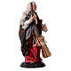 Neapolitan Nativity figurine, woman with broom, 18 cm s4