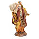 Neapolitan Nativity figurine, woman with sack, 18 cm s2