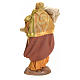 Neapolitan Nativity figurine, woman with sack, 18 cm s3