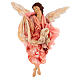 Neapolitan Nativity figurine, pink angel, 45 cm s1