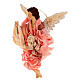 Anioł różowy terakota szopka z Neapolu 45 cm s3
