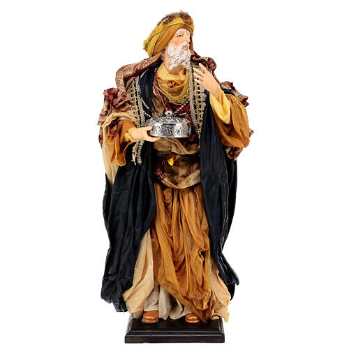 Neapolitan Nativity figurine, three wise kings, 45 cm 5