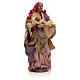 Neapolitan Nativity figurine, woman holding baby, 30 cm s4