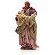 Neapolitan Nativity figurine, woman holding baby, 30 cm s2