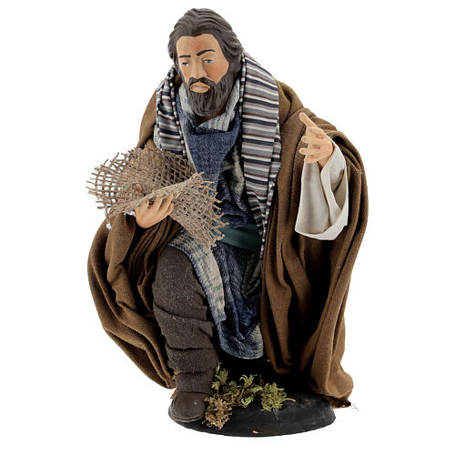 Neapolitan Nativity figurine, beggar, 30cm 1