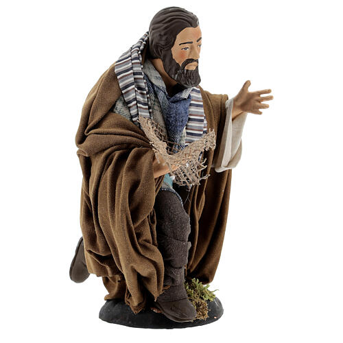 Neapolitan Nativity figurine, beggar, 30cm 4