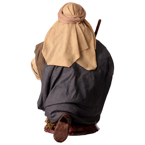 Neapolitan Nativity figurine, beggar, 30cm 5