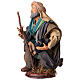 Mendigo de joelhos 30 cm presépio terracota Nápoles s3