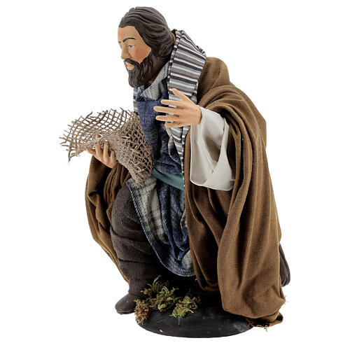 Neapolitan Nativity figurine, beggar, 30cm 3