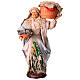 Donna con cesto di panni 30 cm presepe napoletano s1