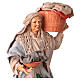 Donna con cesto di panni 30 cm presepe napoletano s2