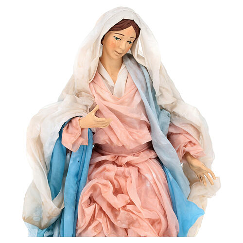Neapolitan Nativity figurine, Joseph, Mary, baby Jesus, 45 cm 3