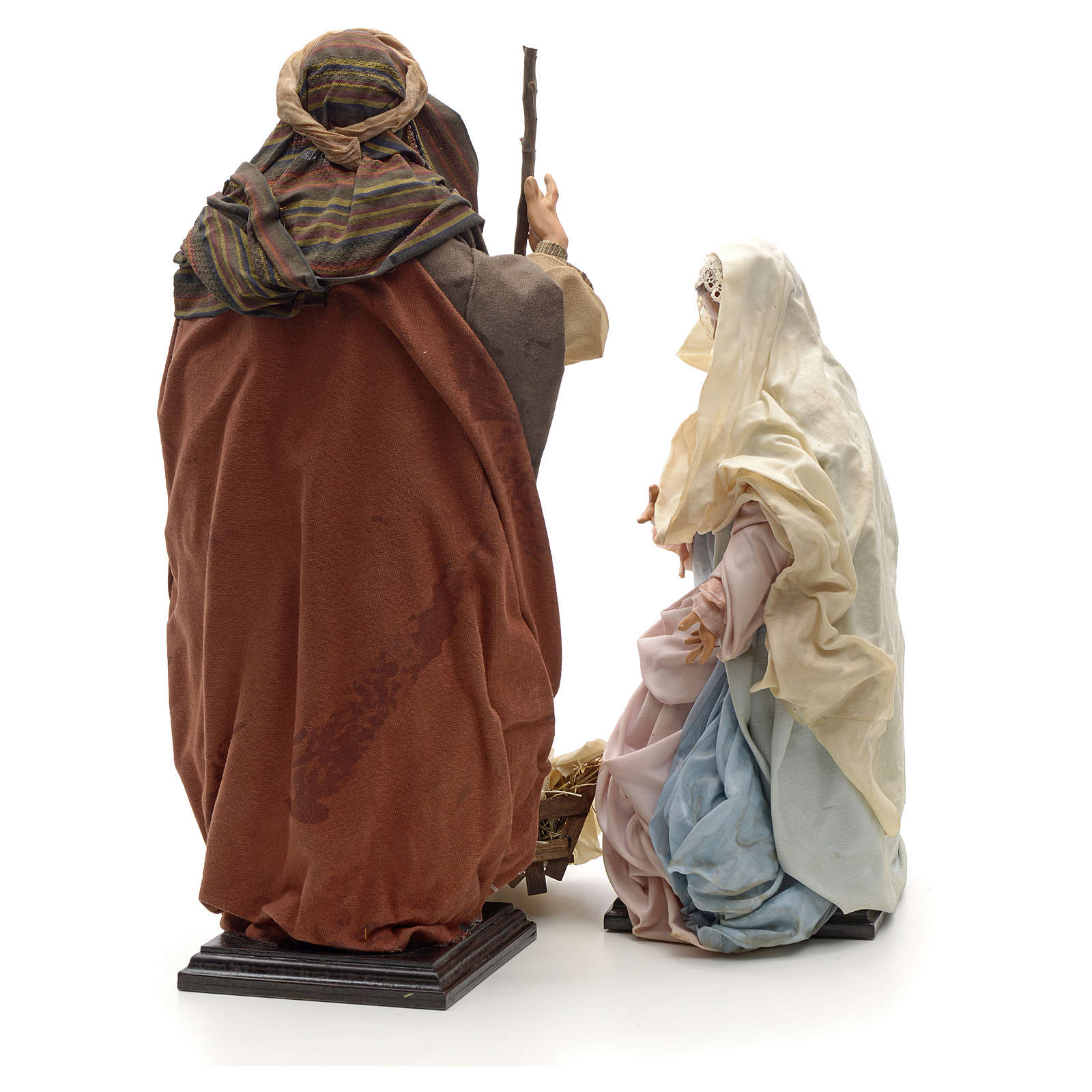 Neapolitan Nativity figurine, Joseph, Mary, baby Jesus, 45 cm online