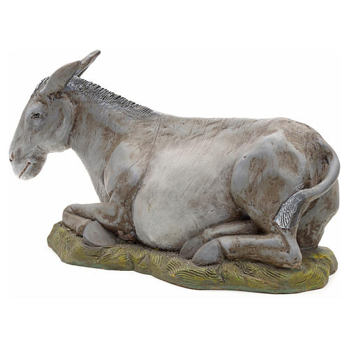 Esel Terrakotta neapolitanische Krippe 45 cm 3