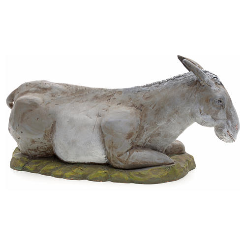 Neapolitan Nativity figurine, donkey, 45 cm 4