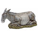 Neapolitan Nativity figurine, donkey, 45 cm s1