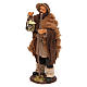 Neapolitan Nativity figurine, man with lantern and stick 14cm s2