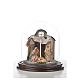 Neapolitan Nativity, Arabian style in glass dome 20x20cm s4