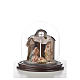 Natività Napoli terracotta stile arabo 20x20 cm campana vetro s4